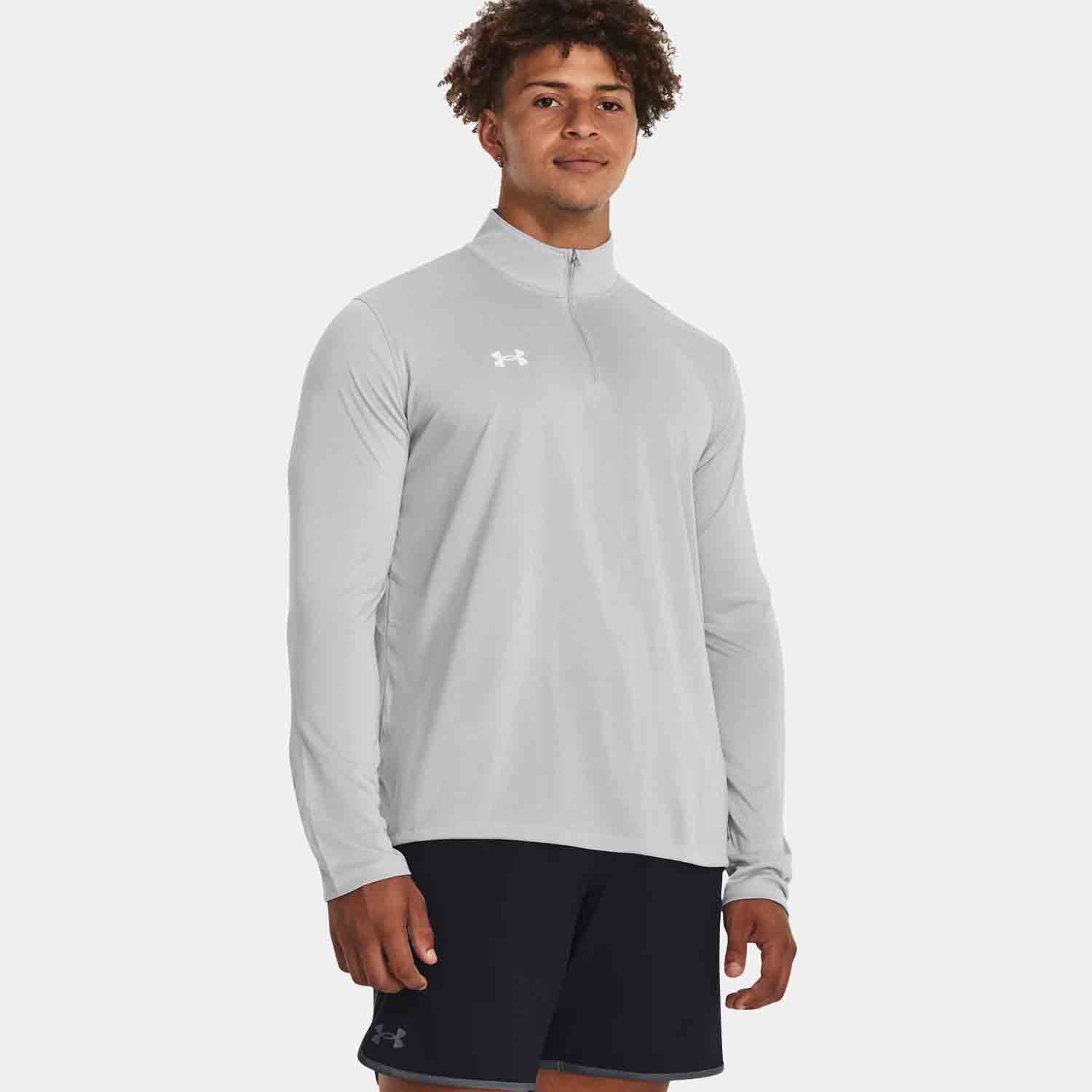 Men's Tech Team 1/4 Zip Pullover Fleece Jacket - Lightweight Athletic Performance Top for Running, Hiking & Outdoor Activities