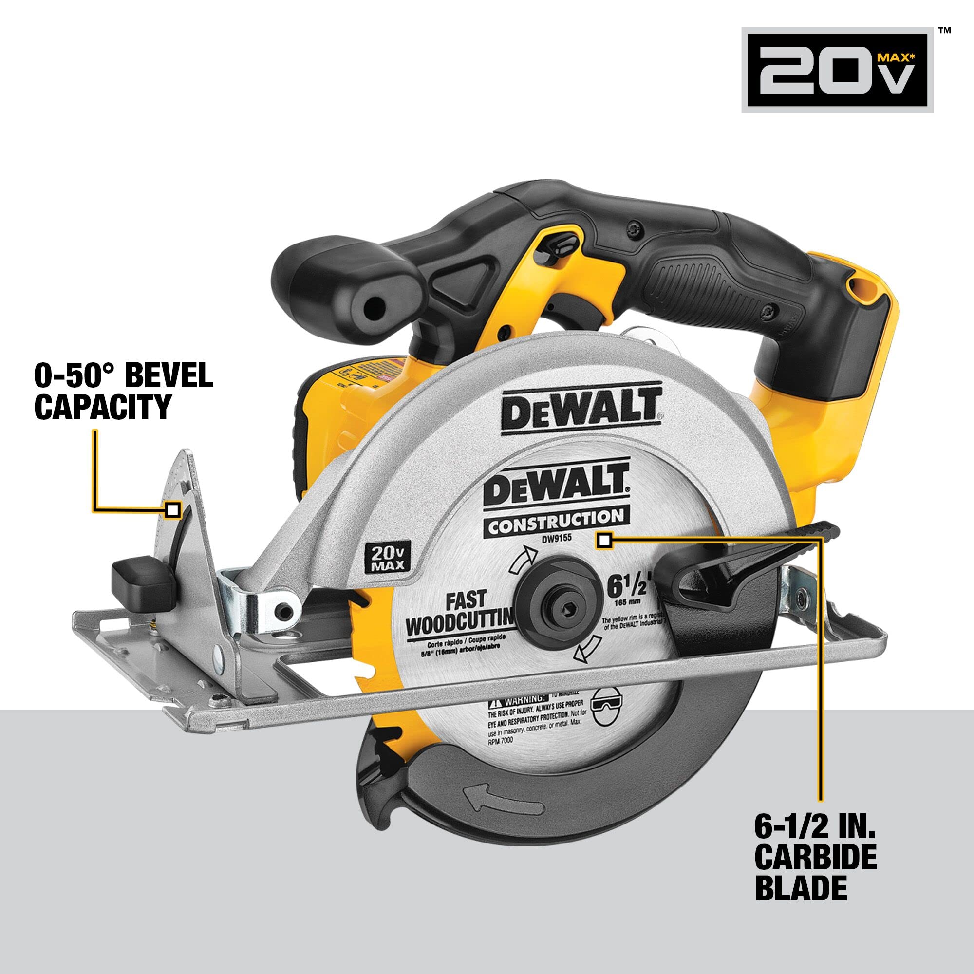 DEWALT 20V MAX Cordless Power Tool Combo Kit (4-Tool Set) with 2 Batteries & Charger (DCK423D2) - Perfect for DIY Projects, Home Renovations & Professional Construction Work