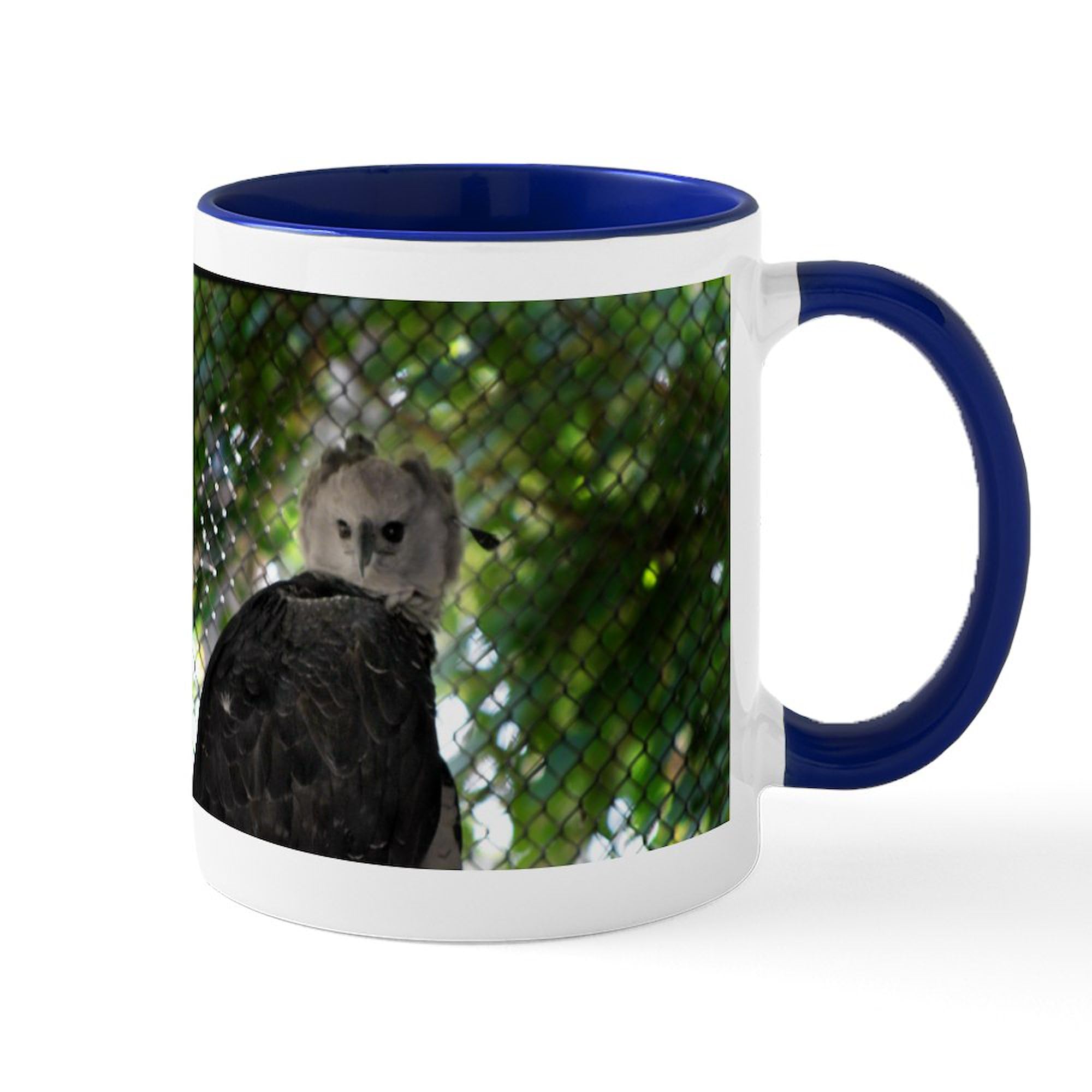 Harpy Eagle Ceramic Coffee Mug 11 oz (325 ml) - Unique Wildlife Design for Coffee, Tea & Hot Drinks - Perfect Gift for Bird Lovers & Nature Enthusiasts