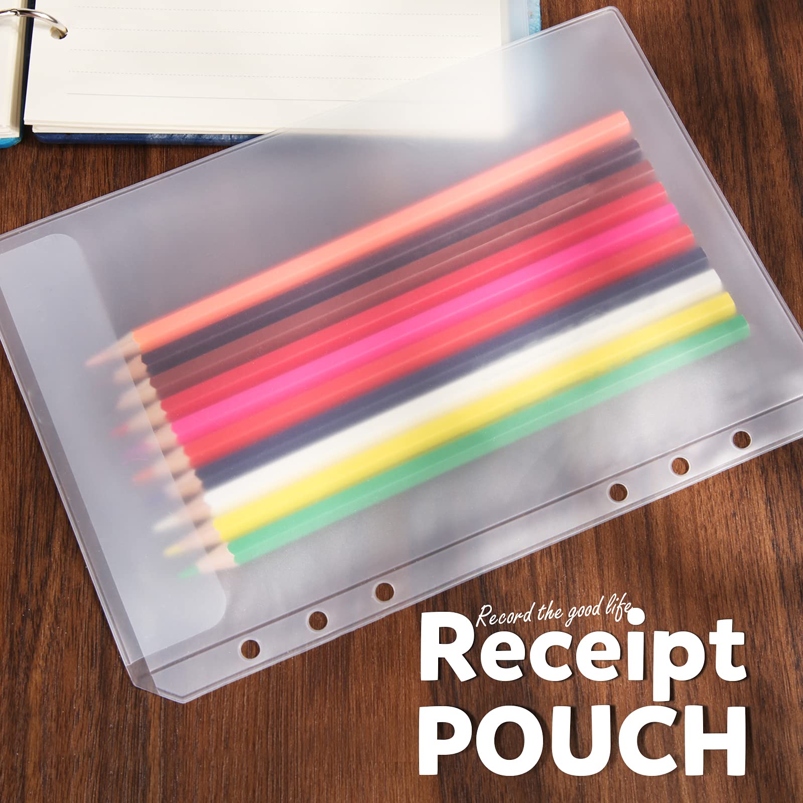 LEOBRO A5 Lined Paper Refill - 5.5 x 8.5 Inch Planner Inserts for A5 Binder with Pockets | Compatible with Refillable Notebooks, Journals & Planners | Perfect for Office, School & Daily Planning