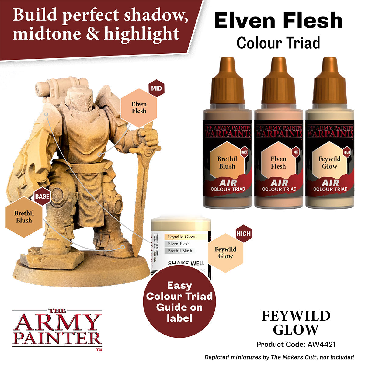 Warpaints Air: Feywild Glow - Fantasy Makeup & Face Paint for Cosplay, Halloween & Themed Parties - Perfect for Costume Events & Creative Face Art