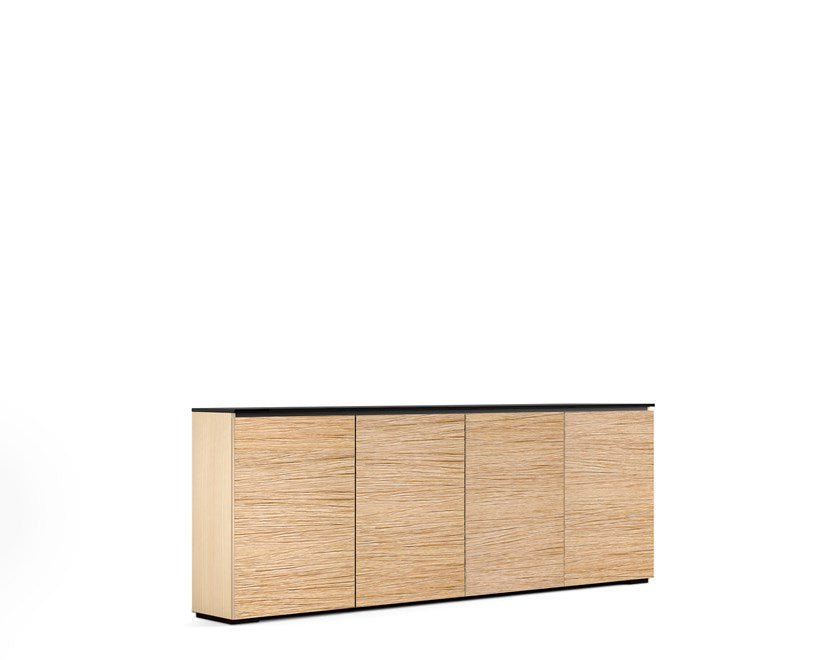 Salamander Designs Denver Chameleon Low Profile 347 Audio Cabinet - Premium TV Stand for Home Theater & Entertainment Systems - Perfect for Living Room, Bedroom, or Office Setup