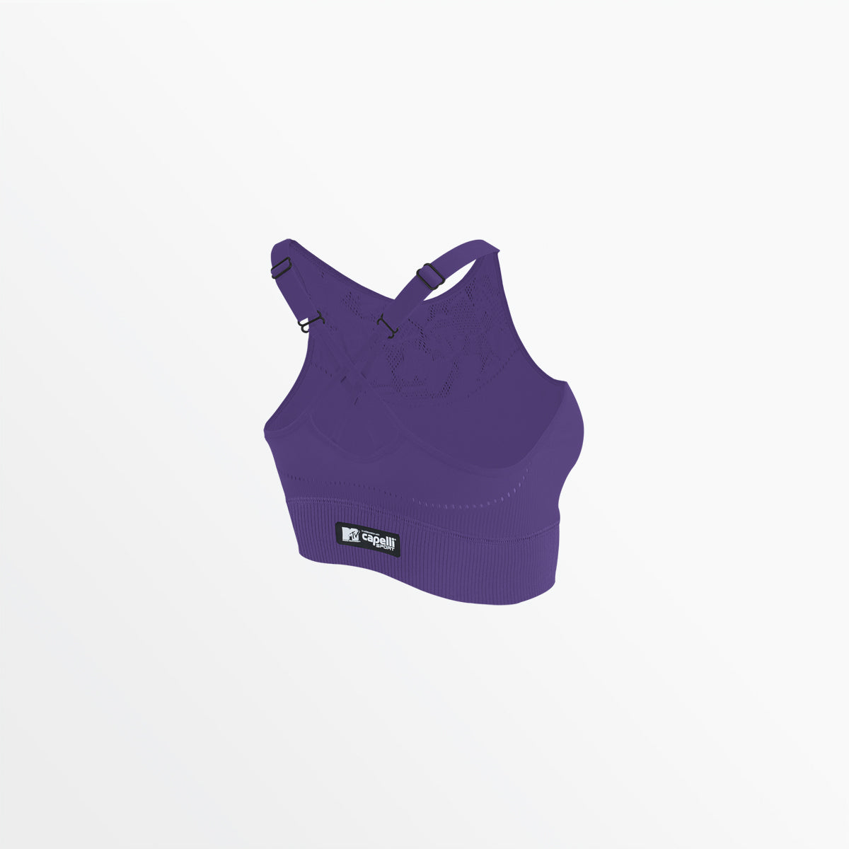 MTV Women's Sporty Sculpt Longline Seamless Bra - High Support Workout Sports Bra for Running, Yoga & Gym - Comfortable & Breathable Activewear for Women