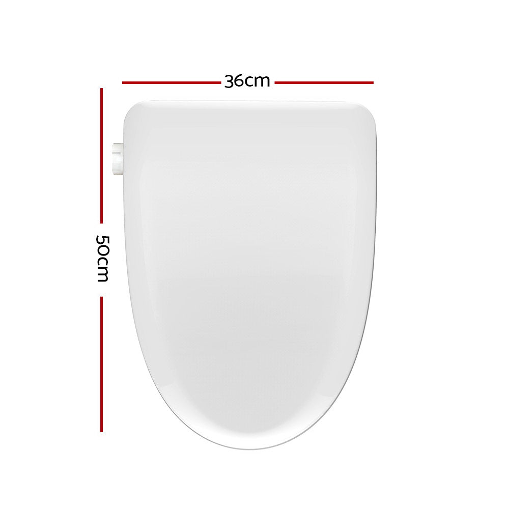 Smart Bidet Toilet Seat with Auto Spray & Remote Control - Heated Seat, Warm Water Wash, Adjustable Nozzle for Ultimate Comfort & Hygiene - Perfect for Modern Bathrooms & Elderly Care
