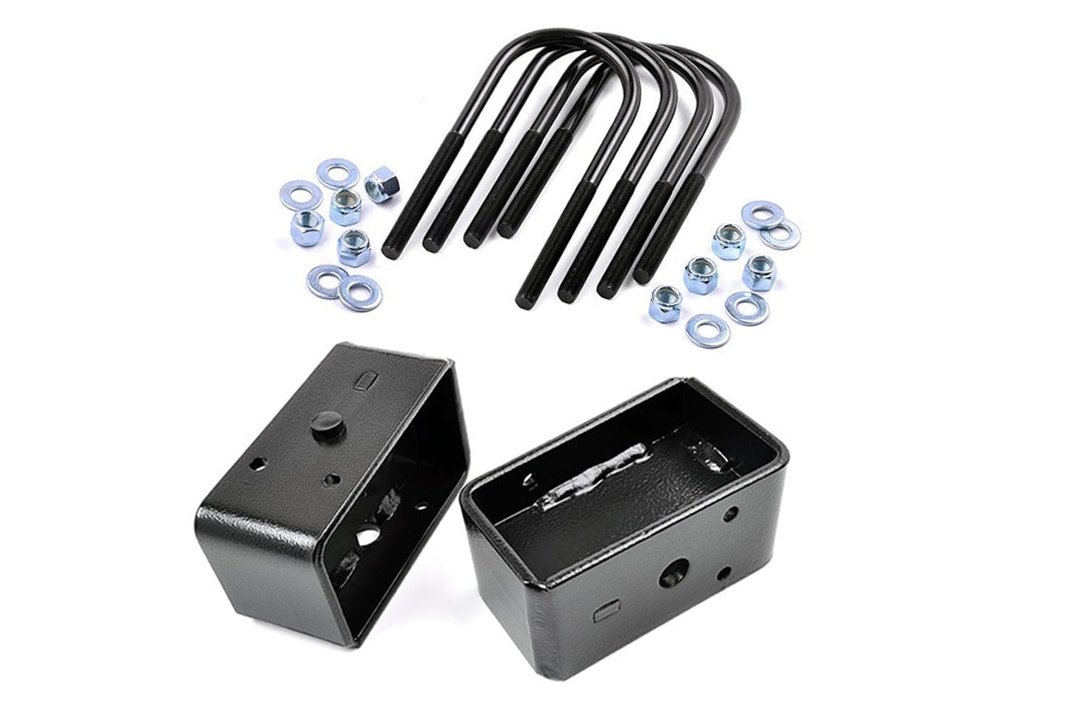 3 Inch Block & U Bolt Kit for Ford Bronco 4WD (1978-1979) - Heavy Duty Suspension Lift Kit - Perfect for Off-Roading & Truck Customization