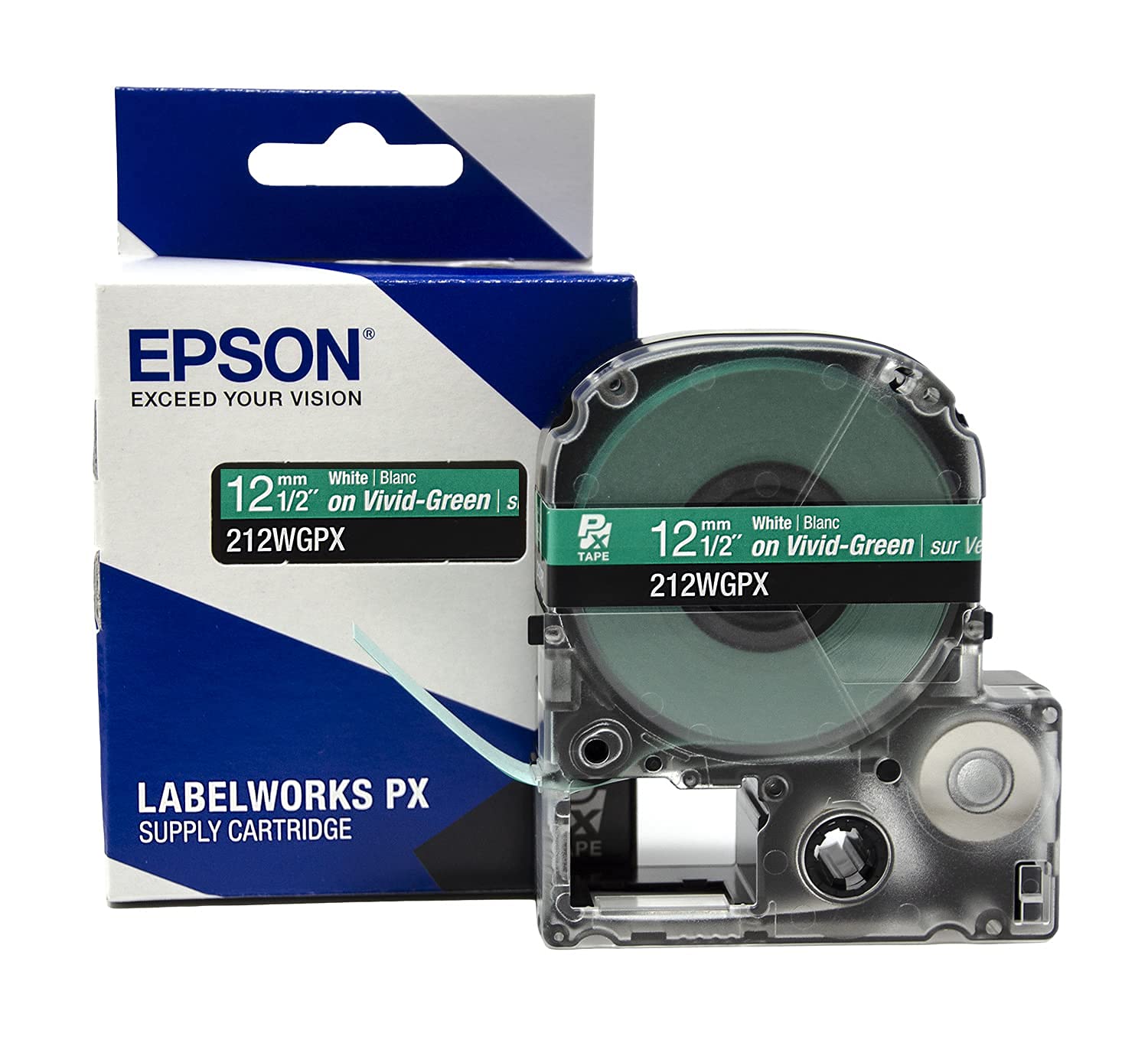 LABELWORKS Holiday PET (Polyester) Tape Cartridges Labeling Bundle - Festive Colored Label Maker Tapes - 1/2