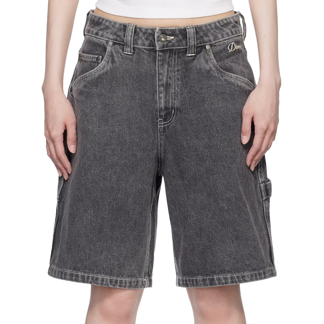 Vintage Faded Black Denim Shorts for Women - High Waisted Distressed Jeans Shorts | Perfect for Summer Outfits, Beach Vacations & Casual Street Style