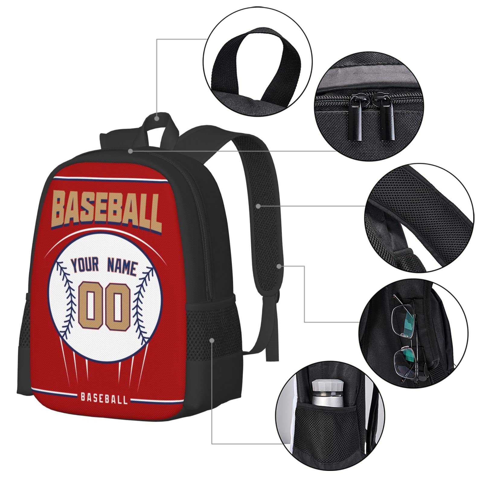 ANTKING Durable Travel Backpack for Men & Women - Waterproof Hiking Backpack with USB Charging Port, Perfect for Camping, Commuting & Airplane Carry-On