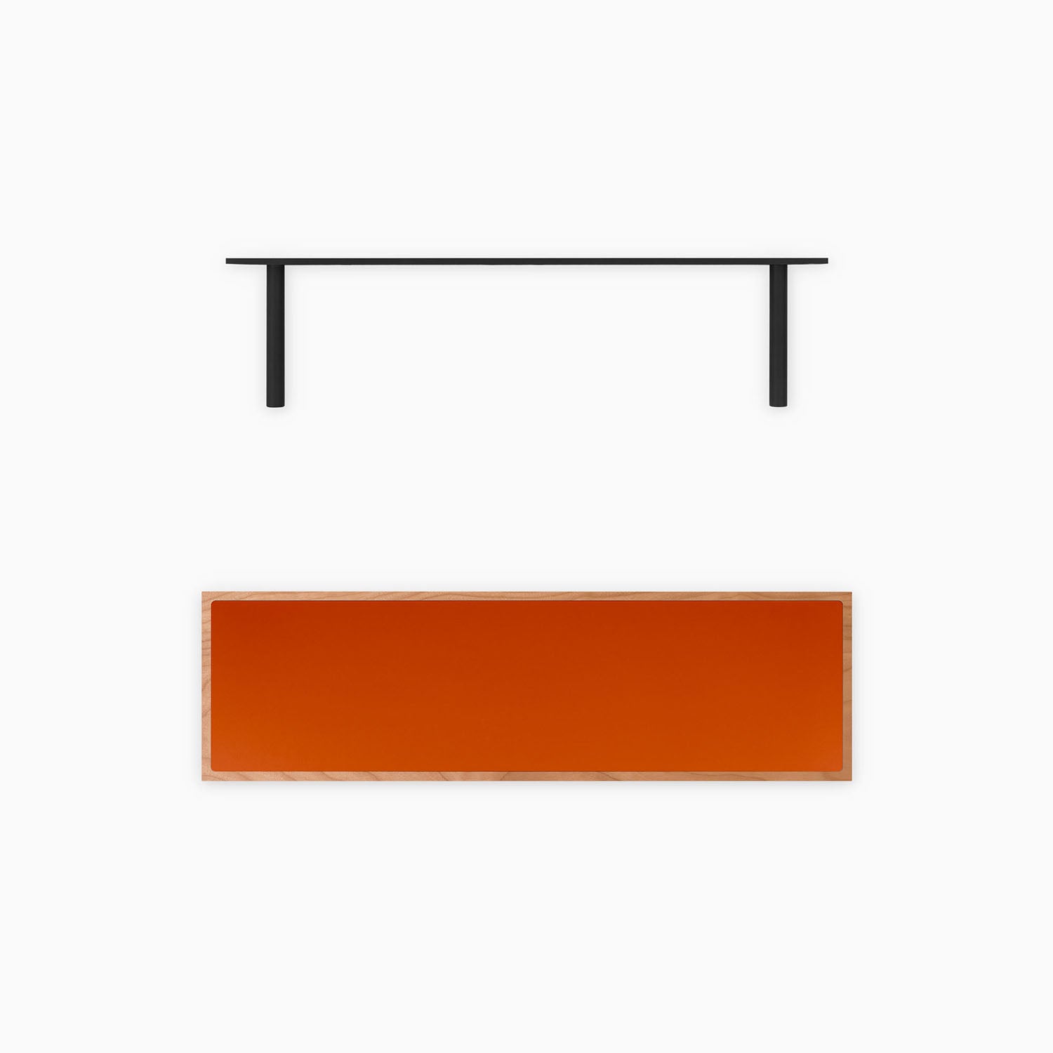 Aksel Inlay Cherry Floating Shelf - Handmade Wood Wall Shelf for Home Decor, Kitchen, Bathroom & Living Room - Perfect for Displaying Plants, Books & Decorations