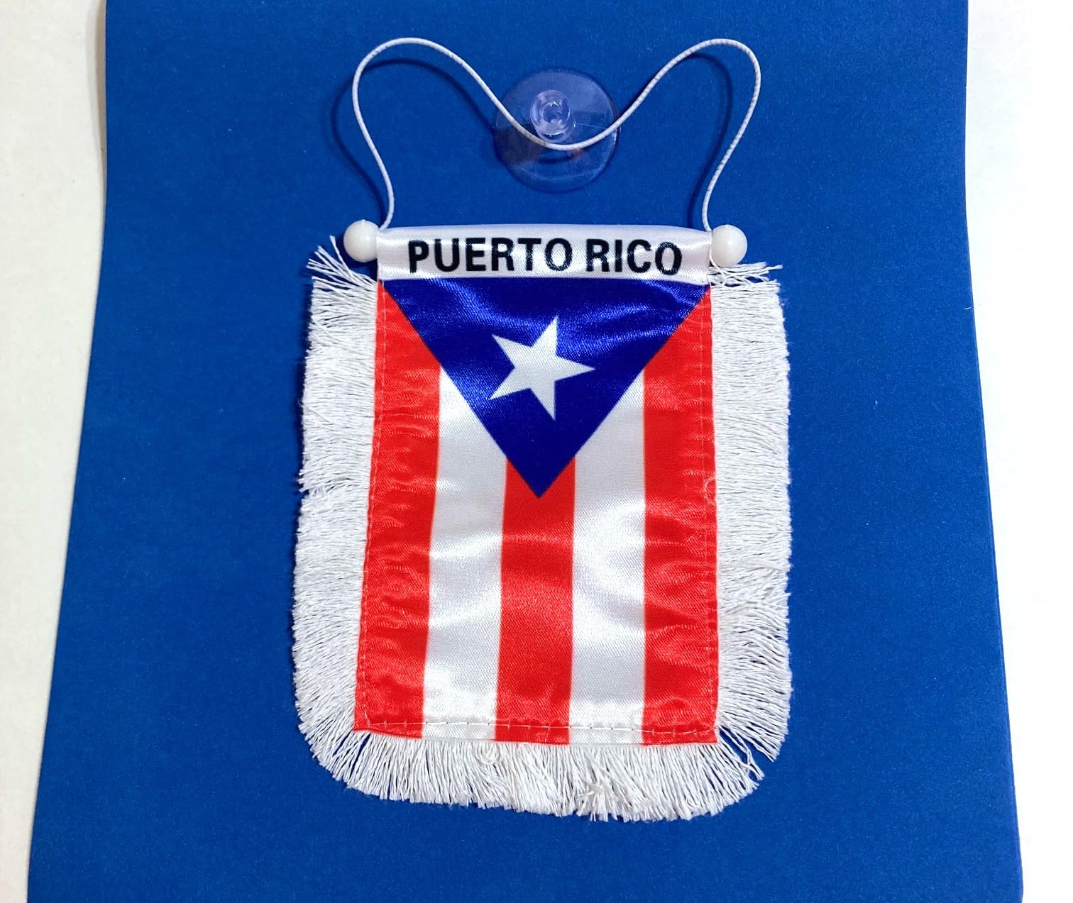 Puerto Rico Flag Car Rearview Mirror Accessory - Boricua Pride Decoration for Cars, Homes, Walls & Doors | Perfect for Parades, Tailgating & Cultural Celebrations