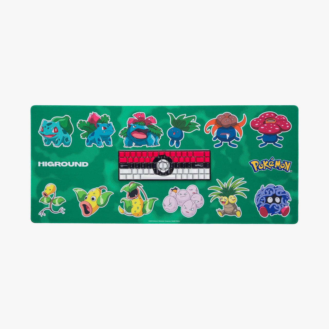 Pokémon + HG XL Mousepad - Grass Type Design | Perfect for Gaming, Office & Anime Fans