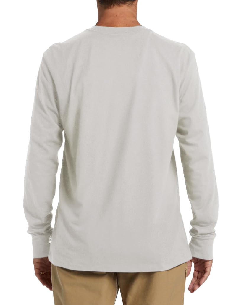 Billabong Men's Big & Tall Long Sleeve Graphic T-Shirt - 100% Cotton Comfort Fit Casual Shirt for Outdoor Activities & Everyday Wear