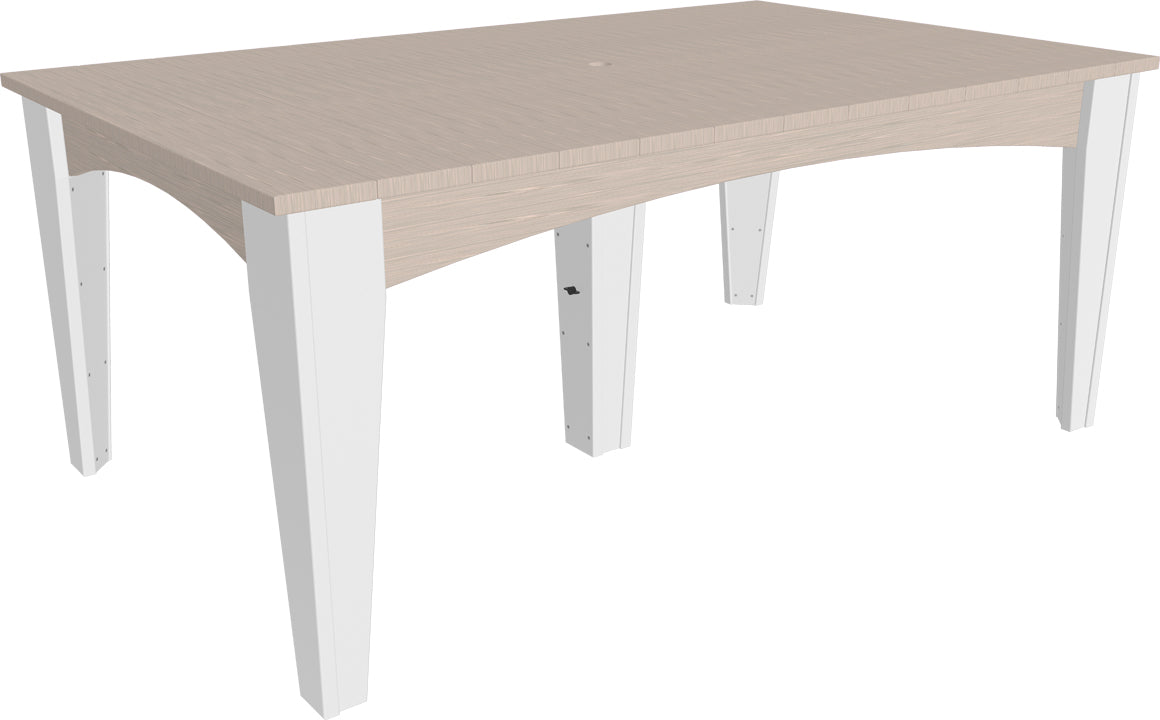 LuxCraft 44 x 72 Inch 7-Piece Dining Table Set for Kitchen Island - Modern Wooden Counter Height Table with 6 Chairs - Perfect for Family Meals, Entertaining & Small Space Dining Rooms