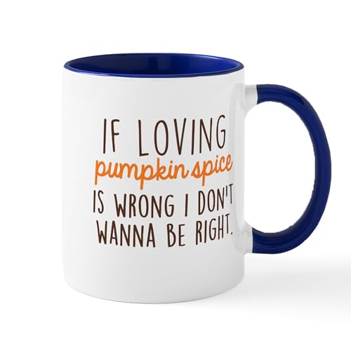 White/Navy Inside - If Loving Pumpkin Spice Is Wrong, I Don Mugs