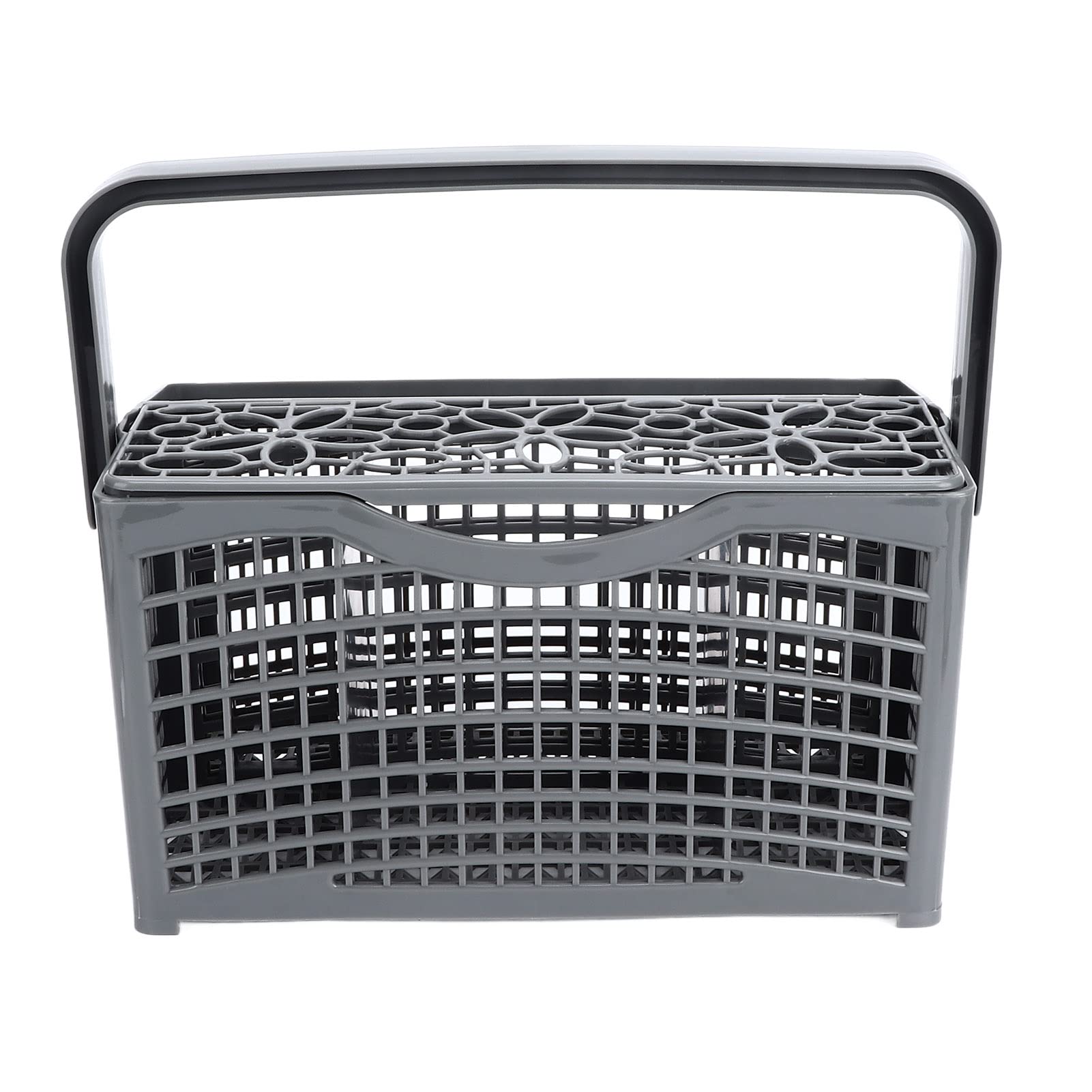 Universal Plastic Dishwasher Silverware Basket with Detachable Handle - Cutlery Storage Box for Kitchen Organization | Fits Most Dishwashers, Perfect for Utensils, Forks, Spoons & Knives
