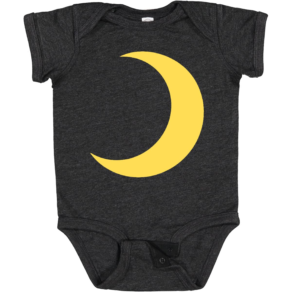 Inktastic Adorable Yellow Moon Baby Bodysuit - Soft Cotton Onesie for Newborns & Infants - Perfect for Playtime, Photo Shoots & Everyday Wear