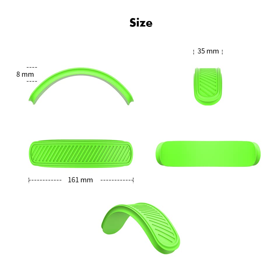 Zotech AirPods Max Headband Cover & Ear Cups Protector - Washable, Anti-Scratch, Skin-Friendly Headphone Accessories (Green) - Perfect for Travel, Workout, and Daily Use