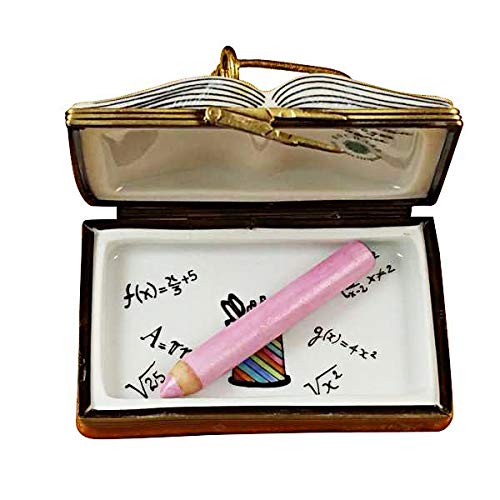I Love My Teacher Limoges Box Figurine - Hand-Painted Collectible Trinket Box for Teacher Appreciation Gifts, Retirement, or End of School Year Present