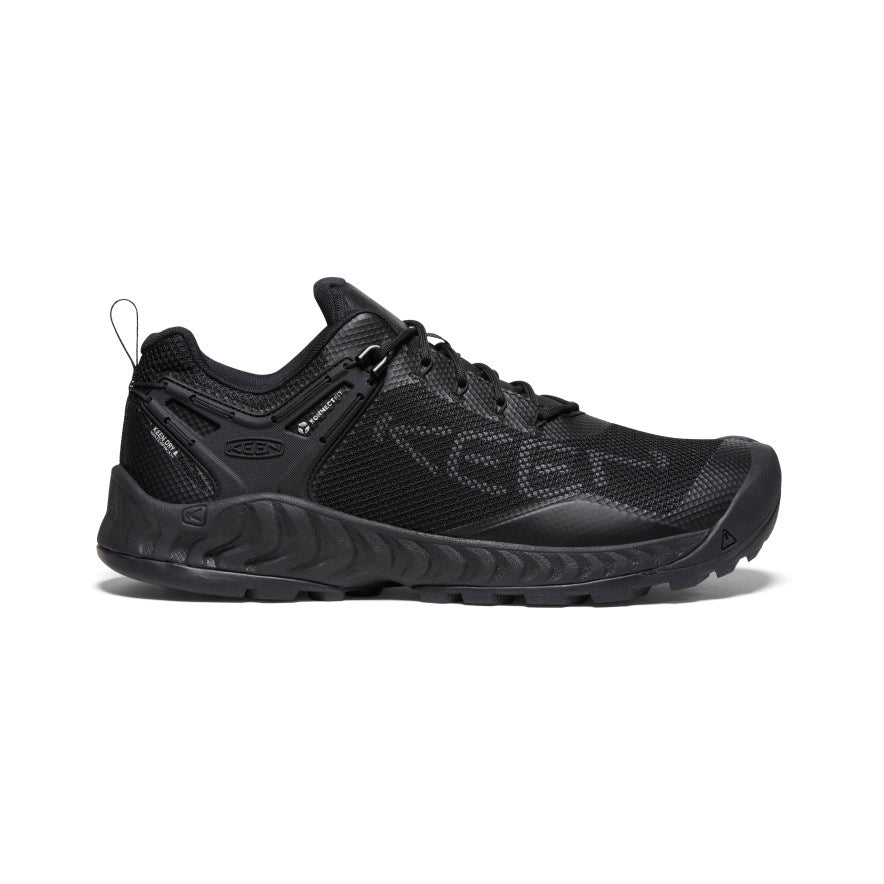 Nike Men's NXIS EVO WP Triple Black Waterproof Running Shoes for Trail & Outdoor Sports