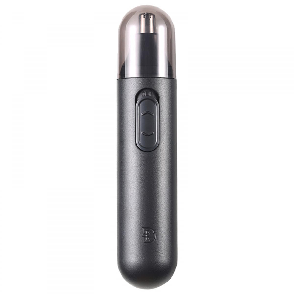 Professional Painless Ear & Nose Hair Trimmer for Men & Women - IPX7 Waterproof Eyebrow & Facial Hair Groomer with Double-Edged Blades - Battery Powered Personal Grooming Kit for Smooth Trimming at Home, Gym or Travel - Black