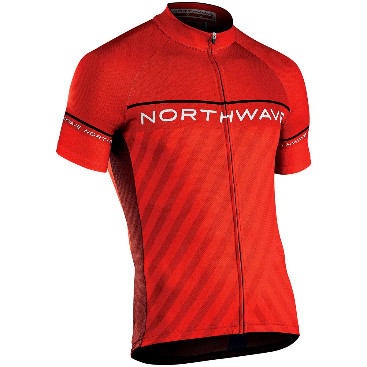 Northwave Kids Cycling Jersey - Red with Logo - Comfortable & Breathable for Young Riders - Perfect for Bike Races, Training & Outdoor Adventures
