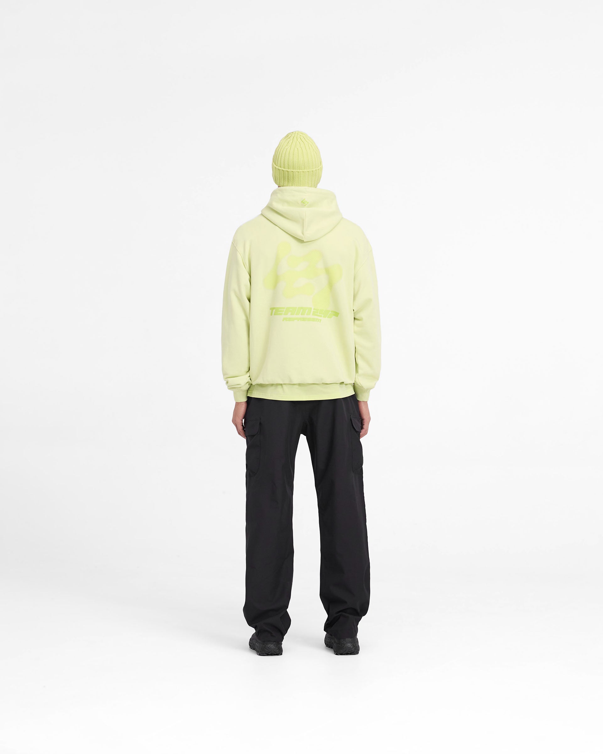 247 Future Terrains Oversized Hoodie - Shadow Lime | Streetwear Fashion for Men & Women | Perfect for Casual Wear, Gym & Outdoor Activities