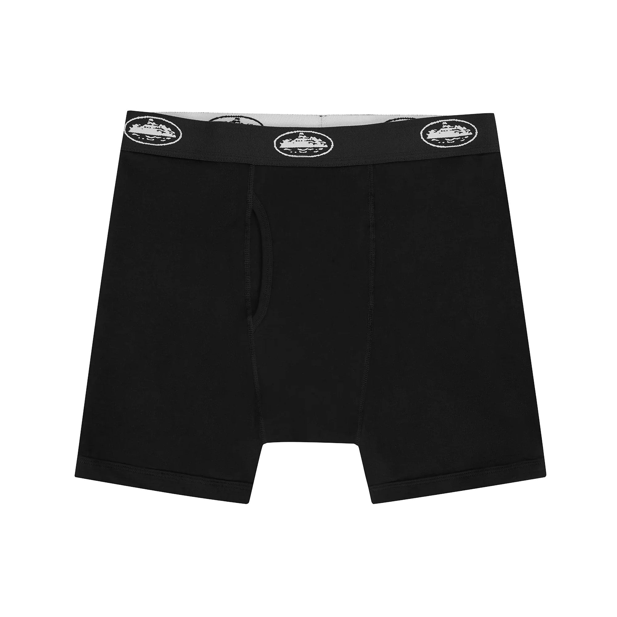 Corteiz Alcatraz Boxers 3-Pack - Premium Cotton Men's Underwear (Black, 2023 Collection) | Comfortable & Breathable for Daily Wear, Gym & Sports