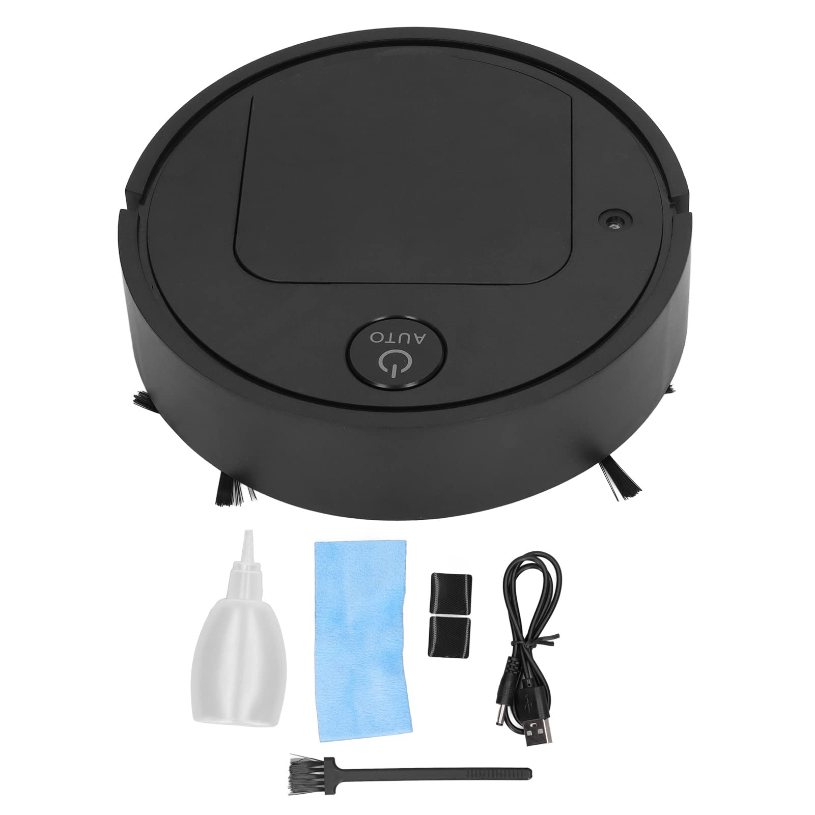 4-in-1 Smart Robot Vacuum Cleaner with 450ml Large Dust Box, USB Rechargeable, Obstacle Avoidance - Perfect for Hard Floors, Carpets & Pet Hair Cleaning