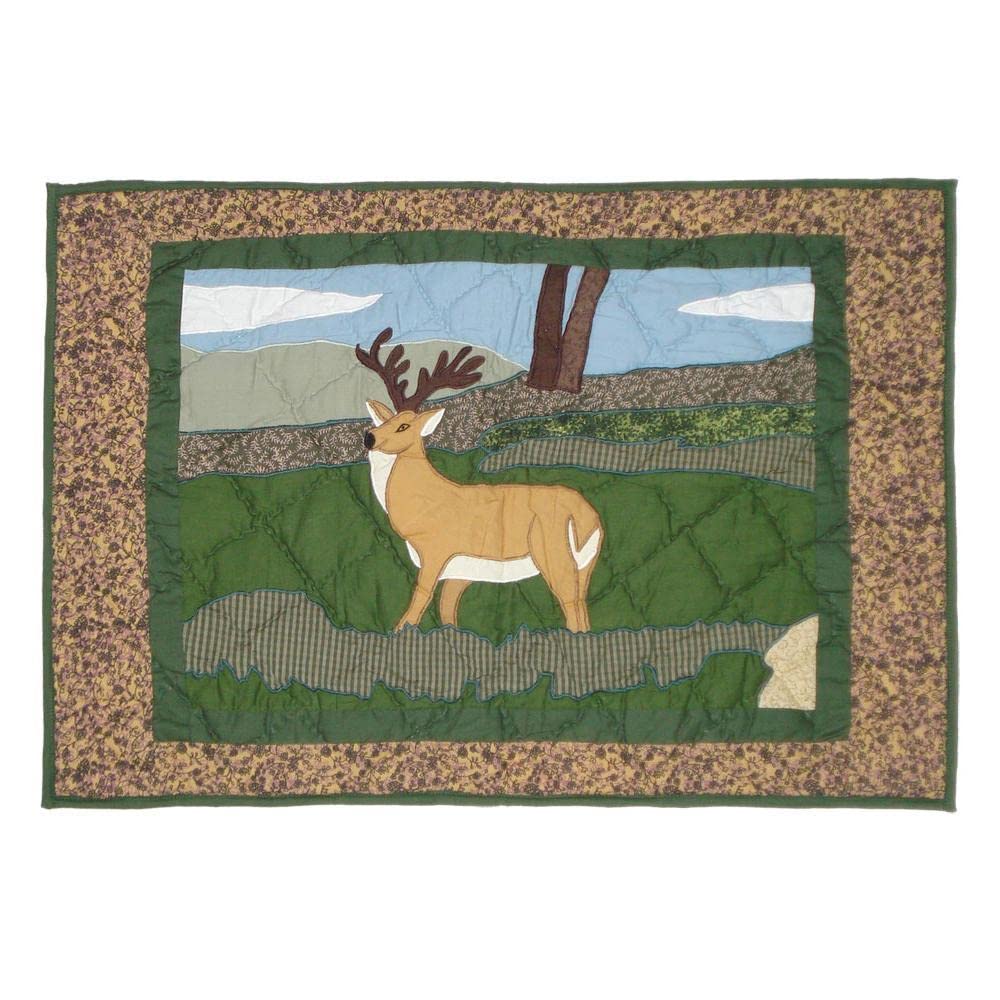 Wilderness Queen Quilt Set - 100% Cotton Reversible Comforter with Matching Shams | Handmade All-Season Bedding for Cozy Cabin Retreats & Rustic Home Decor