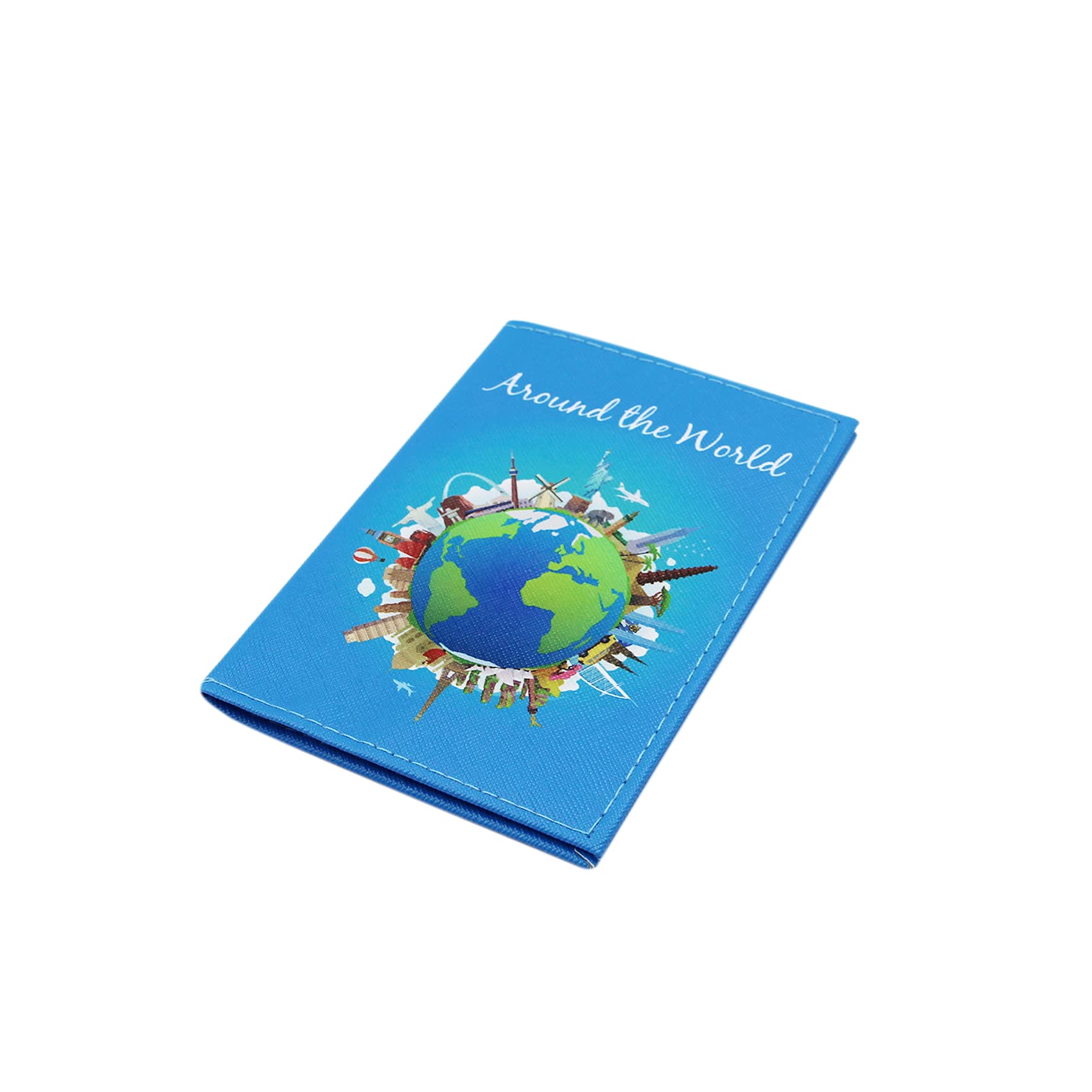 Premium PU Leather Dinosaur World Map Passport Holder - Cute Travel Wallet for Women, Men & Kids - RFID Blocking Passport Cover Case - Perfect for International Trips, Vacations & Business Travel Accessories