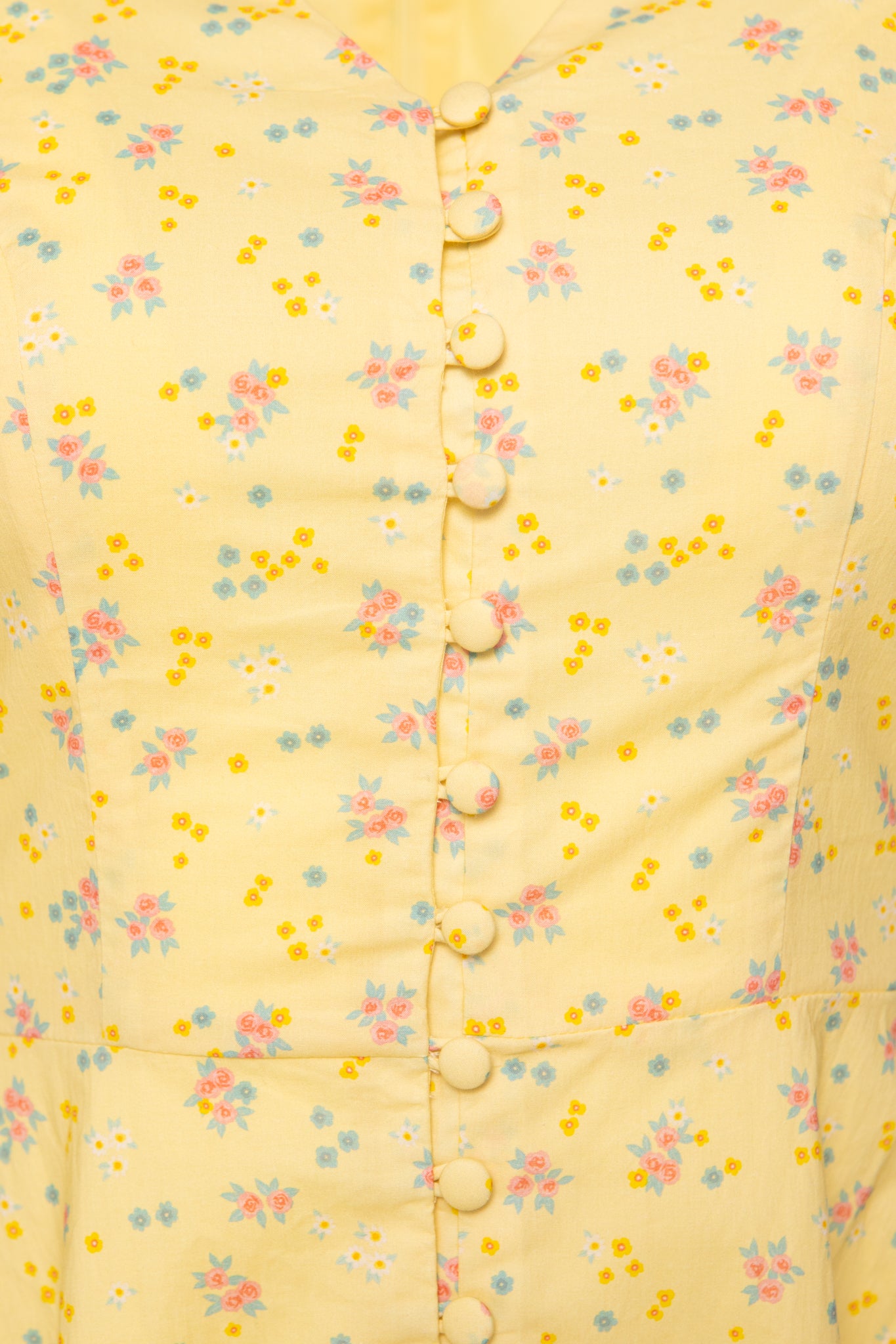 Allie Dress in Yellow Floral - Women's Summer Floral Sundress for Beach, Vacation & Casual Wear