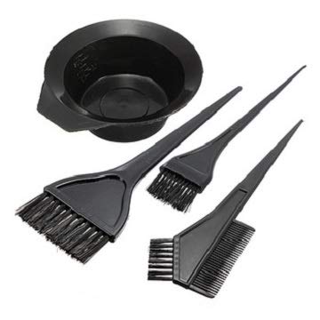 **AKADO Professional Hair Dye Mixing Bowl & Brush Kit (4 Pcs) - Salon Quality Hair Coloring Tools for DIY & Professional Use at Home or Salon**