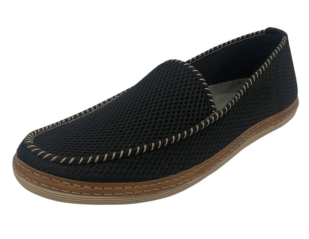 **Men's Lightweight Slip-On Walking Shoes - Breathable Knit Loafers & Casual Sneakers for Comfortable Athletic Wear - Perfect for Walking, Travel & Everyday Use**
