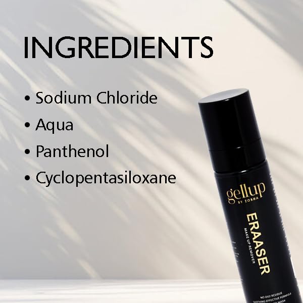 Zobha Eraser - Gentle & Effective Makeup Remover for All Skin Types | Perfect for Nighttime Skincare & Travel