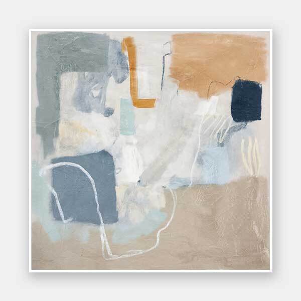 Abstract Thoughts II Unframed Wall Art Print - Modern Home Decor for Living Room, Bedroom & Office