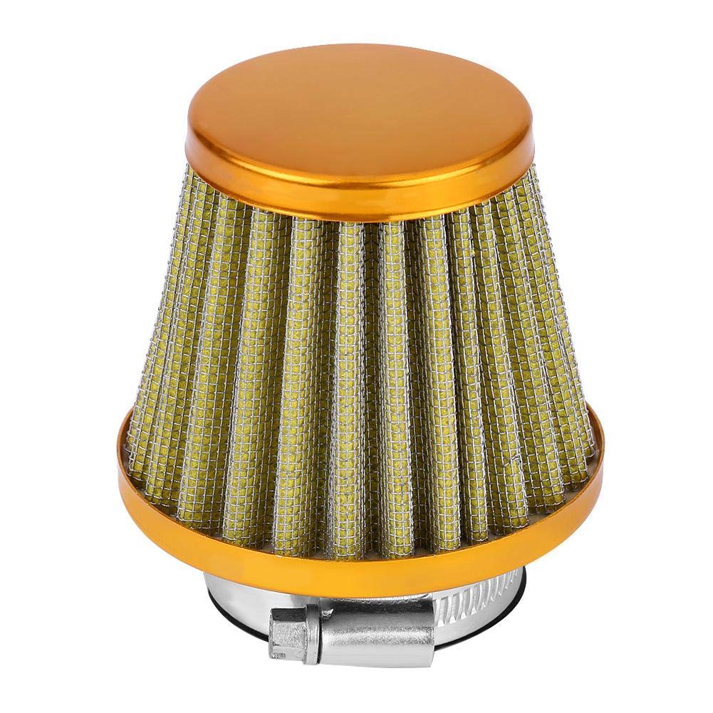 High-Performance 38mm Universal Dirt Bike Air Filter - Gold Clamp-On Intake Filter Kit for ATV, Pit Bike & Motorcycle - Off-Road & Trail Riding Accessories