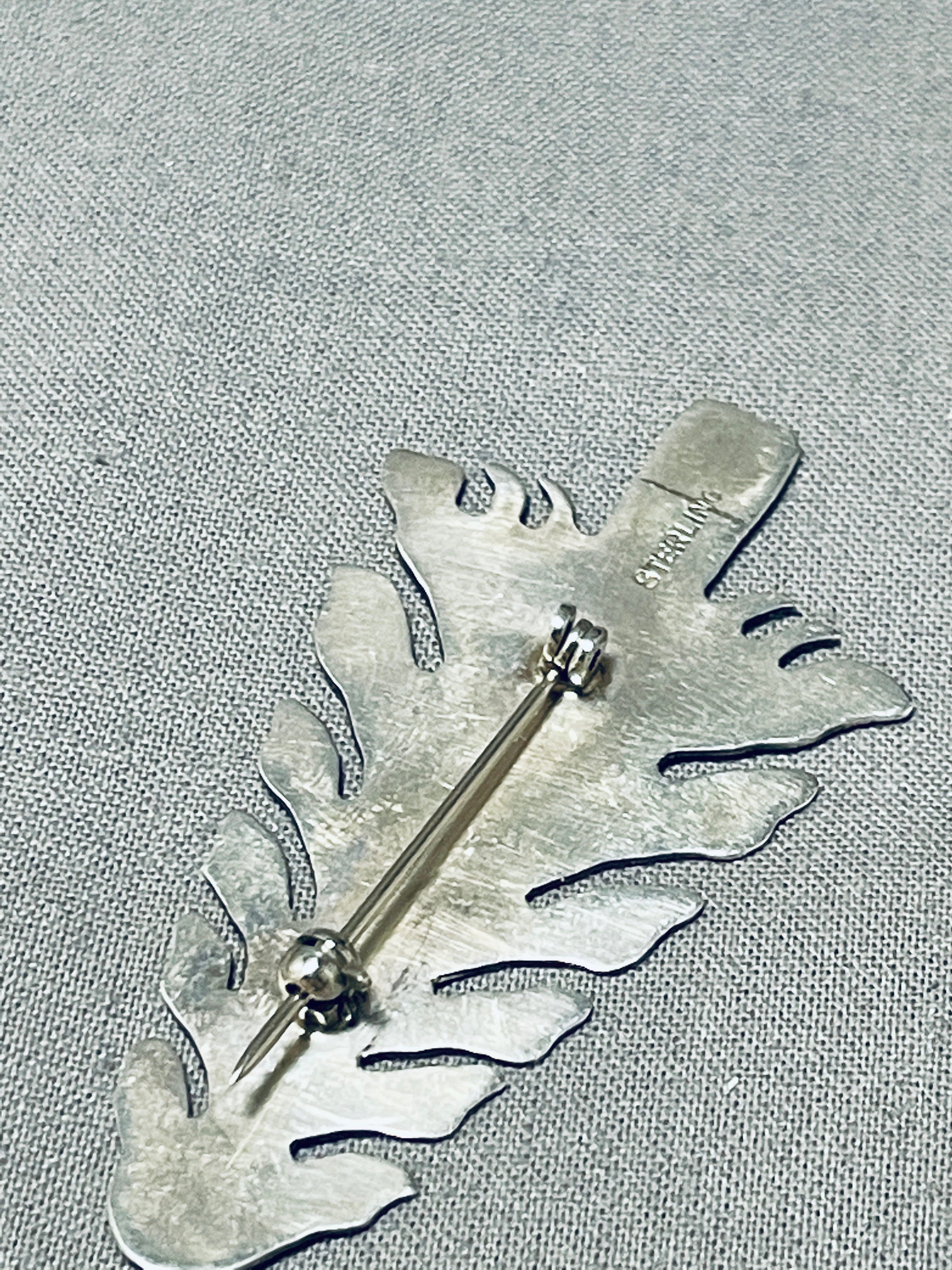 Vintage Native American Navajo Sterling Silver Arrowhead Tree Pin - Handcrafted Jewelry for Collectors & Fashion Enthusiasts | Perfect for Western Style, Boho Outfits & Gift Giving