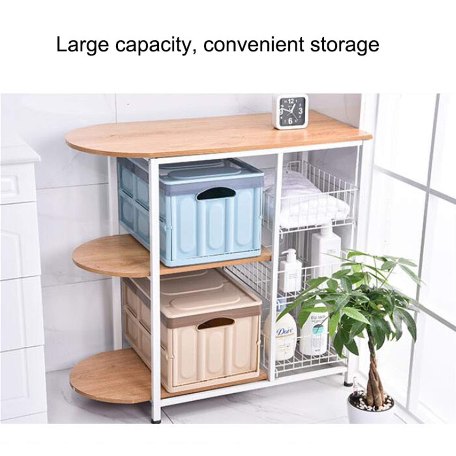 Collapsible Plastic Storage Bins with Lids - Stackable Foldable Storage Boxes for Clothes, Toys, Books & Groceries (55L, Coffee Brown) - Perfect for Home Organization, Closet Storage & Garage Shelving