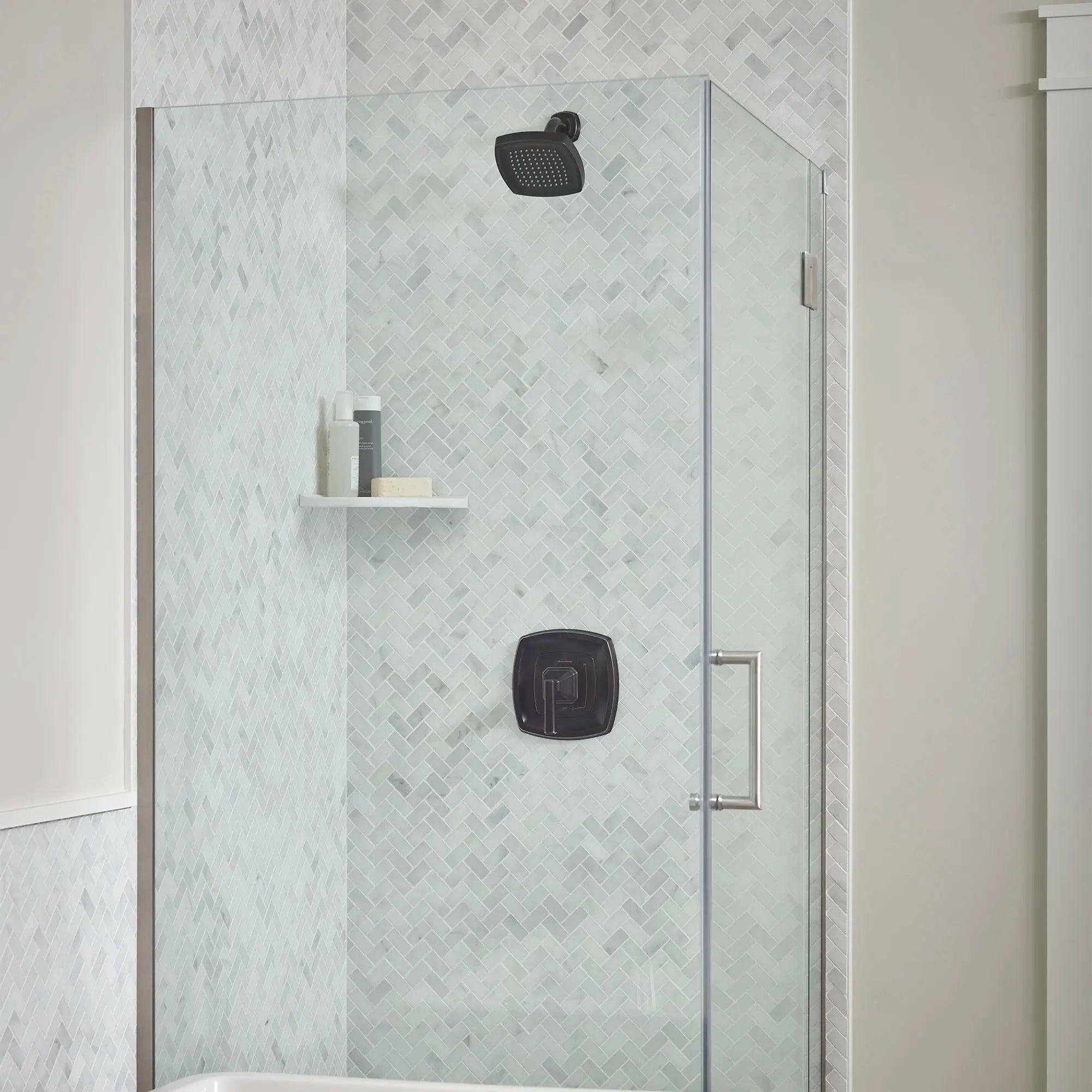 Crawford 1.8 GPM Water Saving Shower Trim Kit with Double Ceramic Pressure Balance Cartridge & Lever Handle - Perfect for Bathroom Renovation & Water Conservation