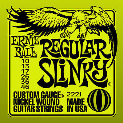 Ernie Ball Regular Slinky Nickel Wound Electric Guitar Strings - Premium Quality for Rock, Blues & Metal - Perfect for Live Performances & Studio Recording