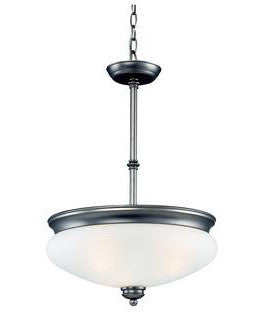 Z Lite Lighting 301P AP 3-Light Pendant Chandelier in Antique Pewter Finish - Modern Dining Room & Kitchen Island Lighting Fixture