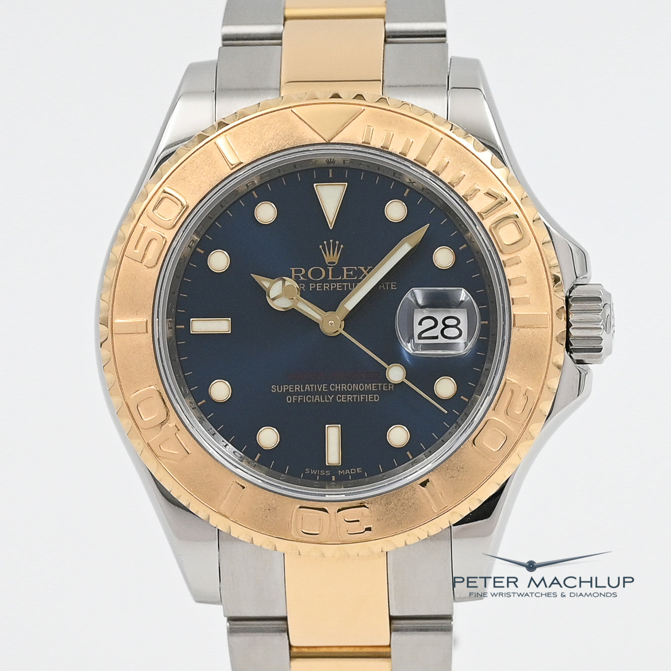 Rolex Yachtmaster 40mm Men's Luxury Watch - 2008 Model - Stainless Steel & Platinum - Perfect for Sailing, Yachting & Special Occasions