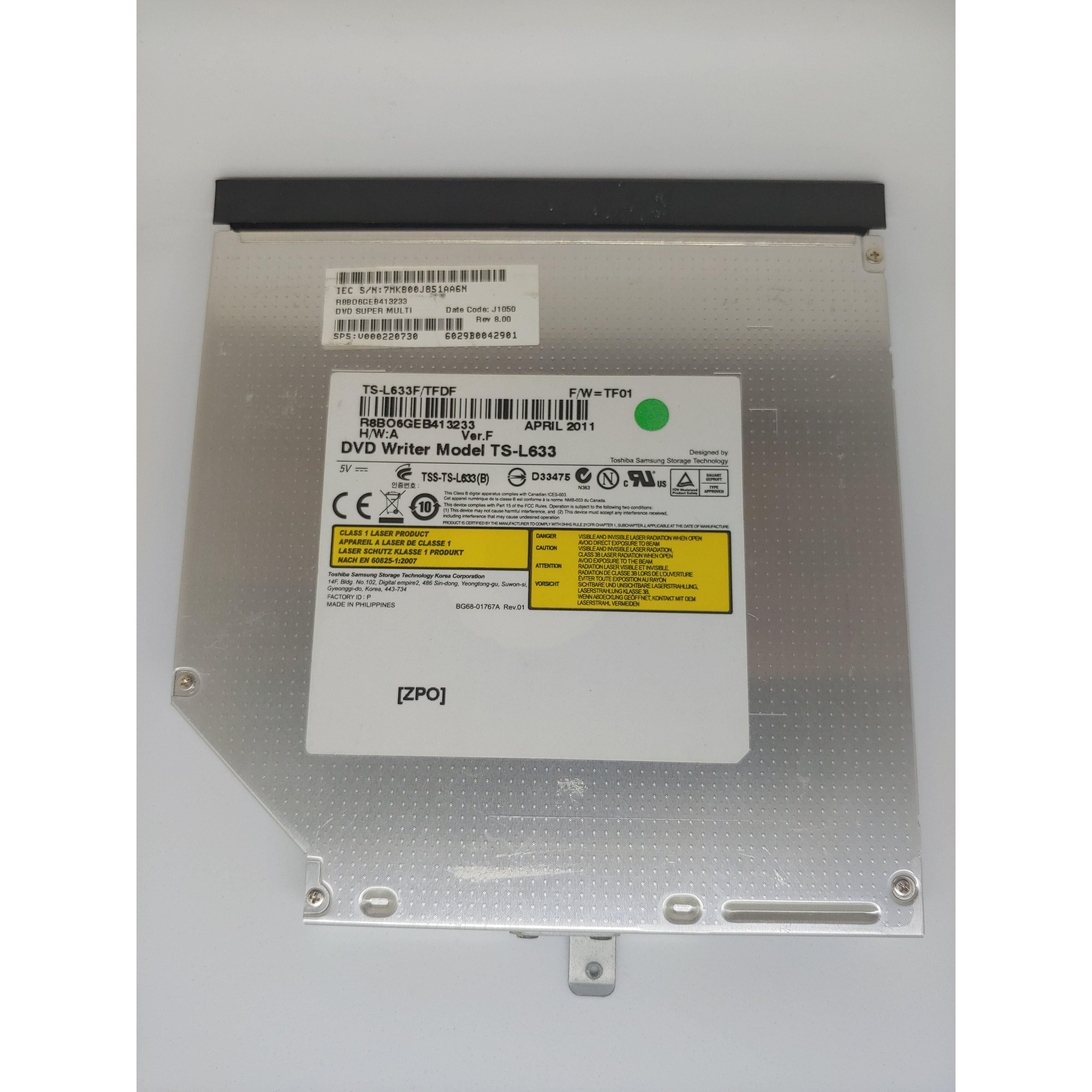 Original Toshiba Samsung Super Multi Optical Drive BG68-01767A - Compatible with Laptops, Desktops - Perfect for Data Backup, Media Playback & Software Installation