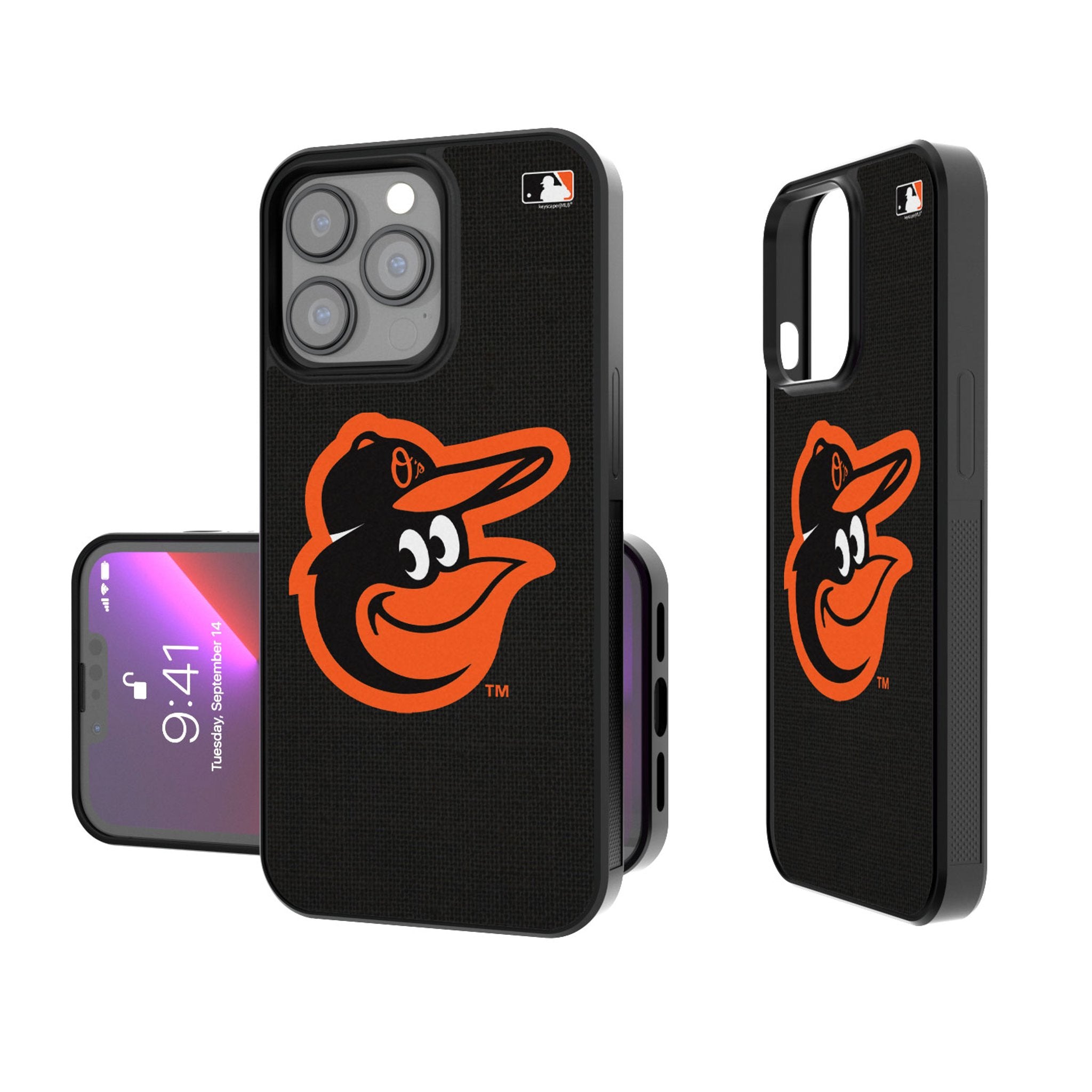 Baltimore Orioles Solid Bump Phone Case - Shockproof Protective Cover for iPhone & Android - Perfect for Baseball Fans & Game Day Outfits