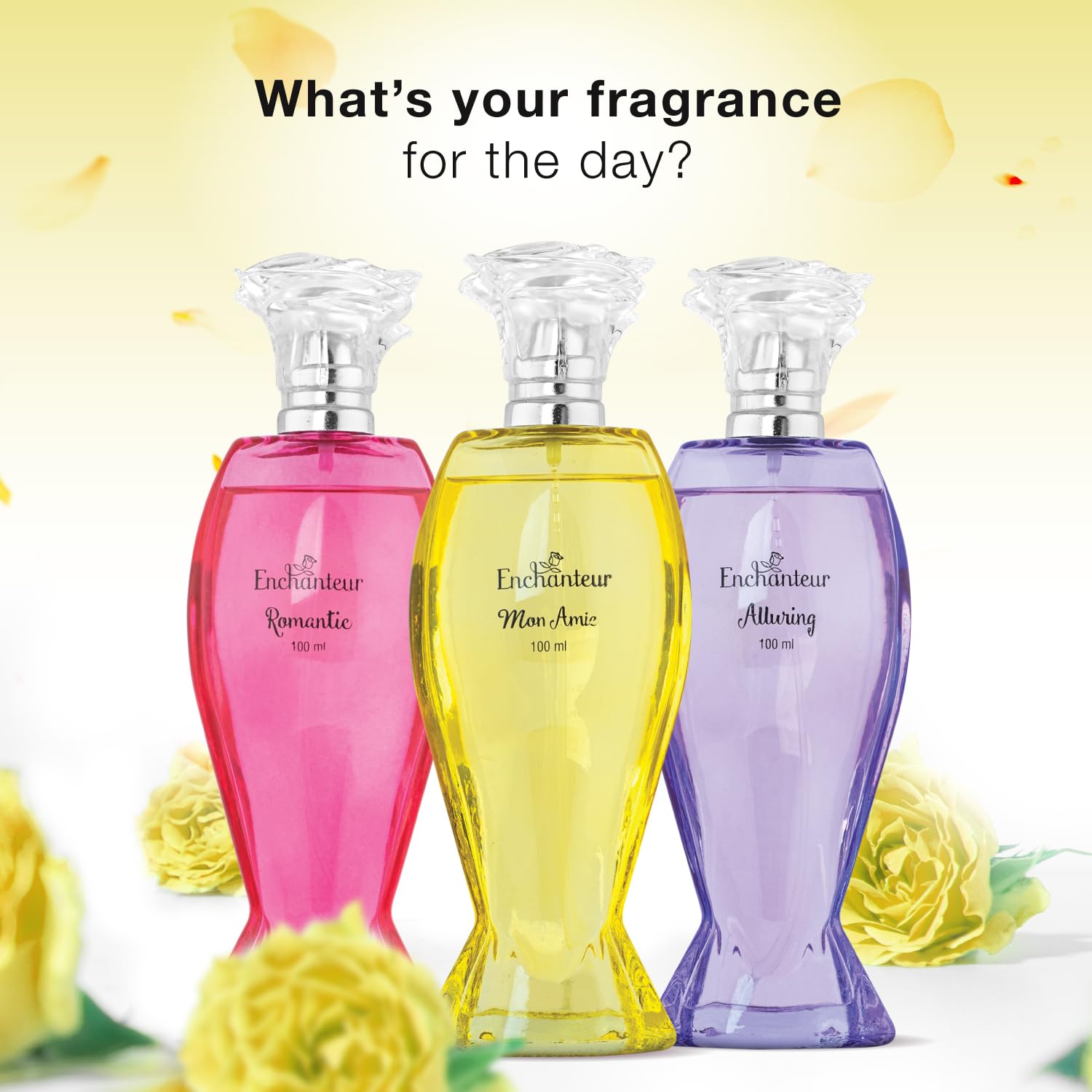 Enchanteur Mon Amie Liquid Lemon Perfume for Women - 100ml Fresh Citrus Fragrance | Long-Lasting Eau de Toilette | Perfect for Daily Wear, Office & Special Occasions