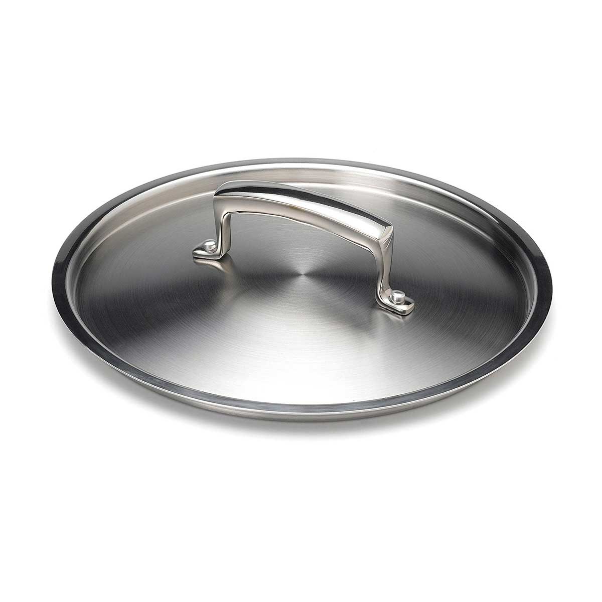 Stainless Steel Sauce Pan Cover for 3.5 qt Fry Pans - Durable & Heat-Resistant Lid - Perfect for Cooking, Simmering & Food Storage - Browne 5724120