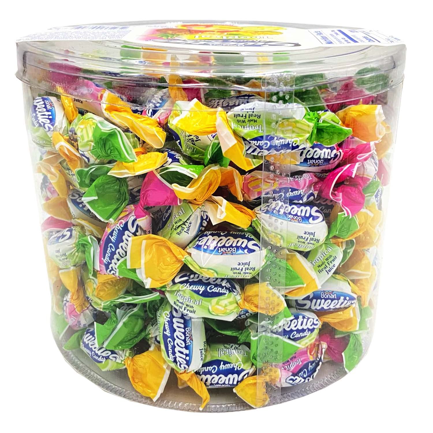Bonart Tropical Fruit Chewy Candy Sweeties DAMLA 800g (28.21 oz) - Halal Certified, Assorted Flavors - Perfect for Parties, Snacks & Gifting