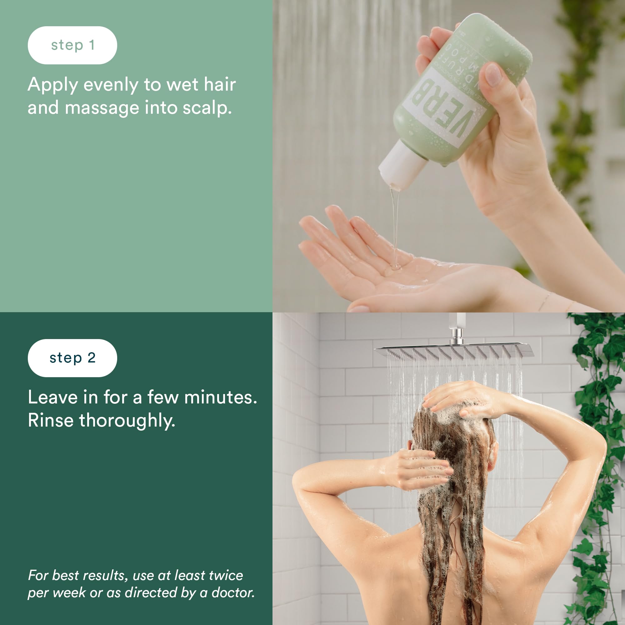 VERB Anti-Dandruff Shampoo for Scalp Care - Soothes Itchy Scalp & Flakes - Perfect for Daily Use & Sensitive Scalp