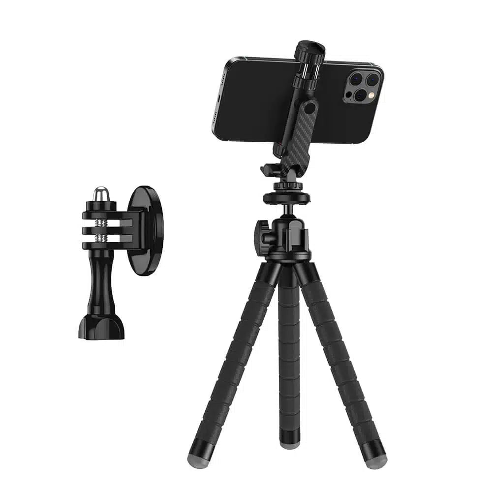 Apexel Octopus Flexible Tripod Stand JJ025 - Portable Phone Tripod for Smartphones, DSLR Cameras, Vlogging, YouTube & Live Streaming