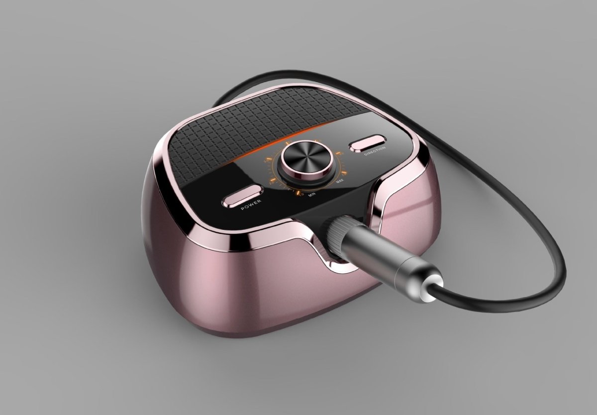 35000RPM Professional Electric Nail Drill Machine for Manicure & Pedicure - Portable Nail File Kit for Salon & Home Use
